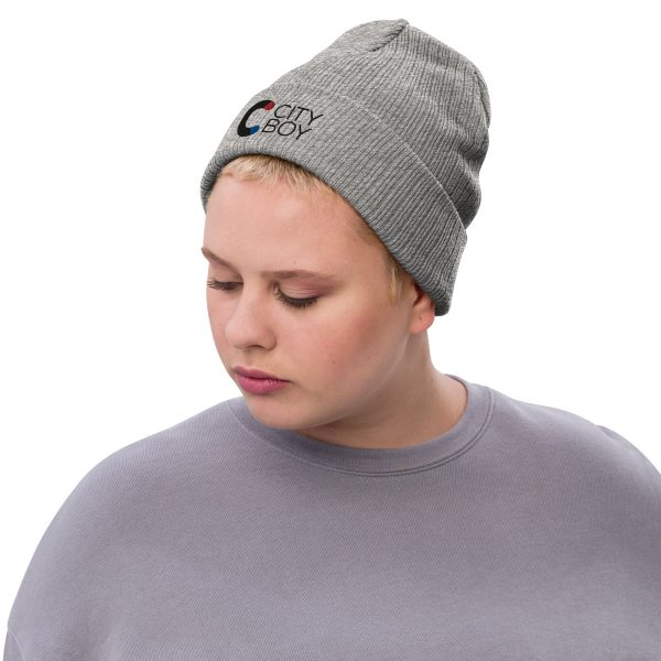 ribbed-knit-beanie-light-grey-melange-front-654c067b916c0.jpg City Boy Ribbed Knit Beanie