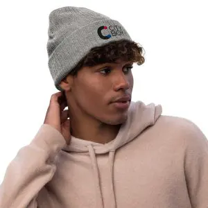 City Boy Ribbed Knit Beanie