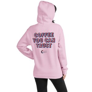 unisex-heavy-blend-hoodie-light-pink-back-673a3b86a43b1.jpg "Coffee You Can Trust" Unisex Hoodie